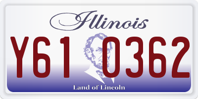 IL license plate Y610362