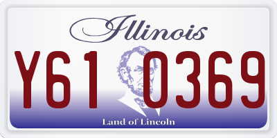 IL license plate Y610369