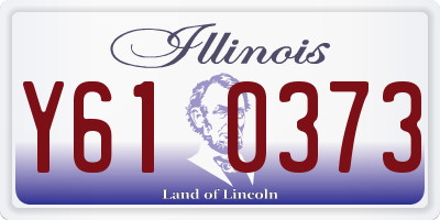 IL license plate Y610373