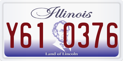 IL license plate Y610376