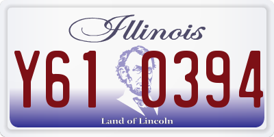 IL license plate Y610394