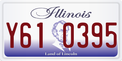 IL license plate Y610395
