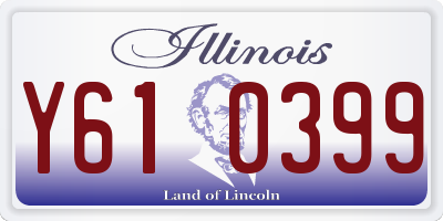 IL license plate Y610399