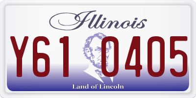 IL license plate Y610405