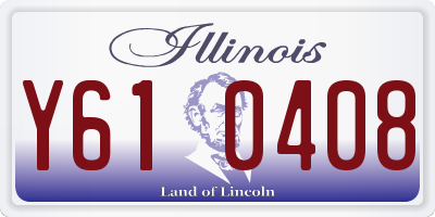 IL license plate Y610408