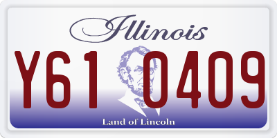 IL license plate Y610409