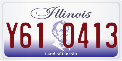 IL license plate Y610413