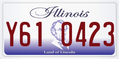 IL license plate Y610423