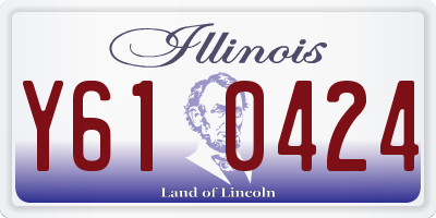 IL license plate Y610424