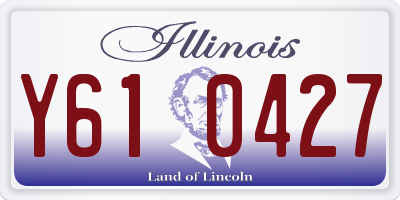 IL license plate Y610427