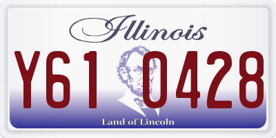 IL license plate Y610428