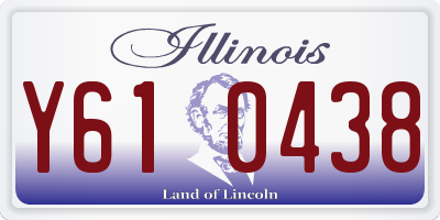 IL license plate Y610438