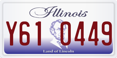 IL license plate Y610449