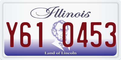 IL license plate Y610453