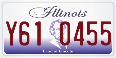 IL license plate Y610455