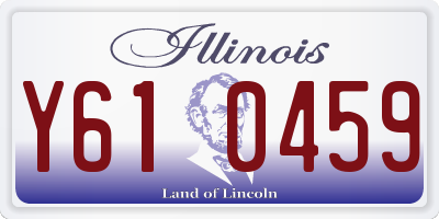 IL license plate Y610459