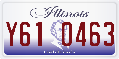IL license plate Y610463