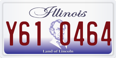 IL license plate Y610464