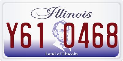 IL license plate Y610468