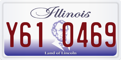 IL license plate Y610469