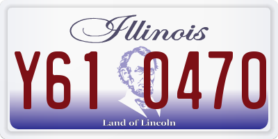 IL license plate Y610470
