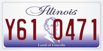 IL license plate Y610471