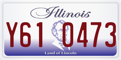 IL license plate Y610473
