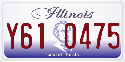 IL license plate Y610475