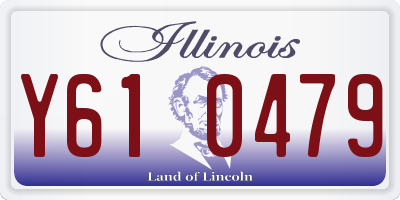 IL license plate Y610479
