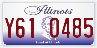 IL license plate Y610485