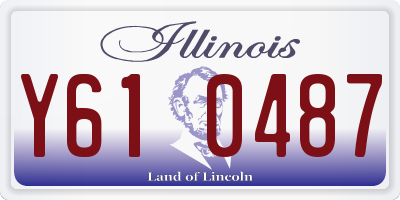 IL license plate Y610487