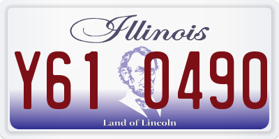 IL license plate Y610490