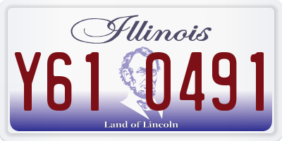 IL license plate Y610491