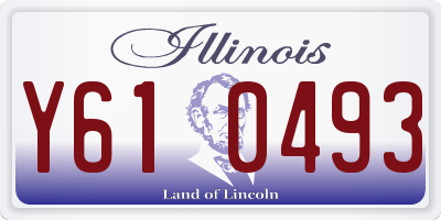 IL license plate Y610493