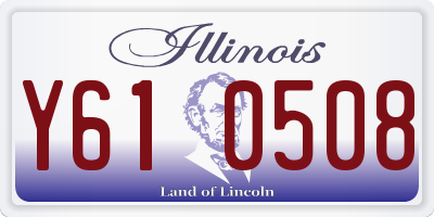 IL license plate Y610508