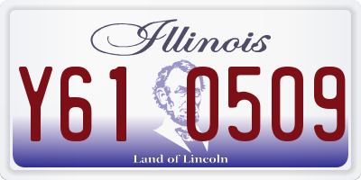 IL license plate Y610509