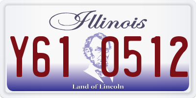 IL license plate Y610512