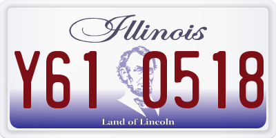 IL license plate Y610518