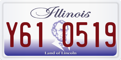 IL license plate Y610519