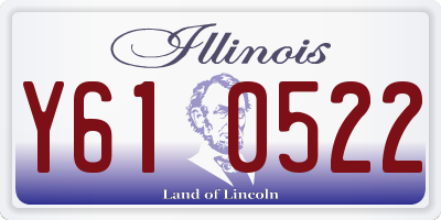 IL license plate Y610522