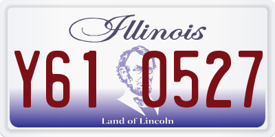 IL license plate Y610527