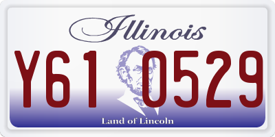 IL license plate Y610529