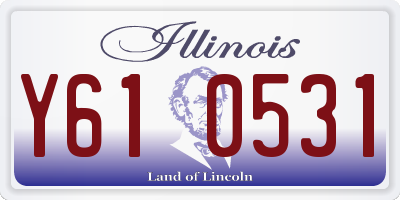 IL license plate Y610531