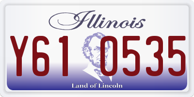 IL license plate Y610535