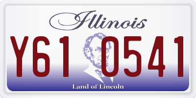 IL license plate Y610541