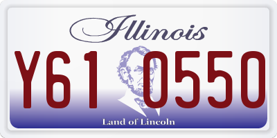 IL license plate Y610550