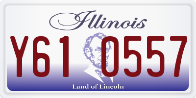 IL license plate Y610557