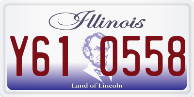 IL license plate Y610558