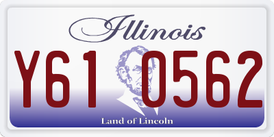IL license plate Y610562