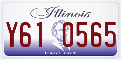IL license plate Y610565